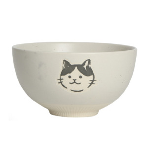 日式手繪貓臉陶瓷碗(兩款顏色) 日式手繪貓臉陶瓷碗(兩款顏色)