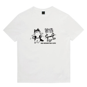 呼拉圈貓棉T恤(多款可選) 呼拉圈貓棉T恤(多款可選)