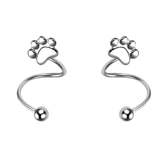 貓爪螺旋耳環 一對 貓爪螺旋耳環 一對