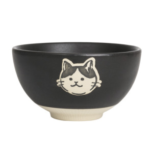 日式手繪貓臉霧面陶瓷碗(兩款顏色) 日式手繪貓臉霧面陶瓷碗(兩款顏色)