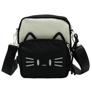 卡通刺繡貓咪防水斜背包(多款可選) 卡通刺繡貓咪防水斜背包(多款可選)