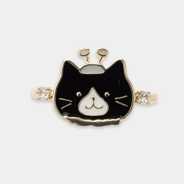 Fuku 福貓 蜂蜜披薩貓開口戒指 Fuku 福貓 蜂蜜披薩貓開口戒指