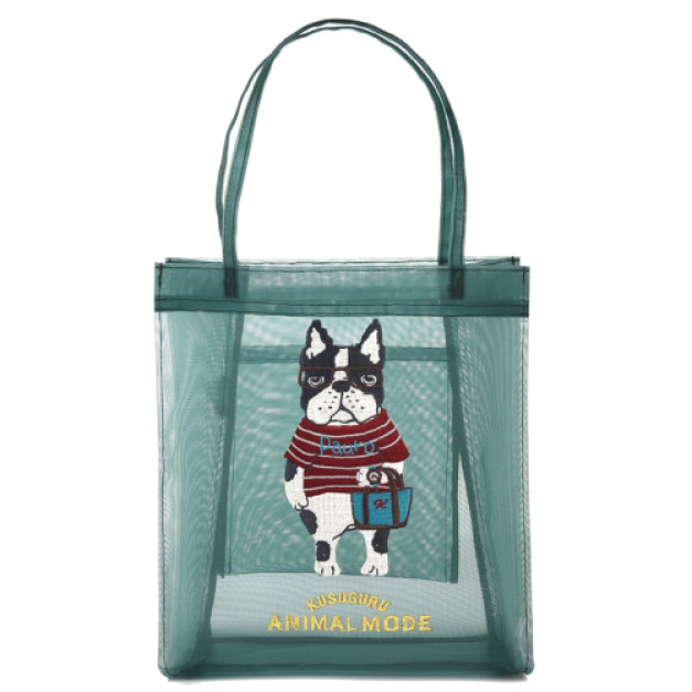 Kusuguru 刺繡保羅法鬥雪紡手提包 Kusuguru 刺繡保羅法鬥雪紡手提包