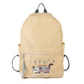 Kusuguru 刺繡爬貓休閒後背包(兩色可選) Kusuguru 刺繡爬貓休閒後背包(兩色可選)