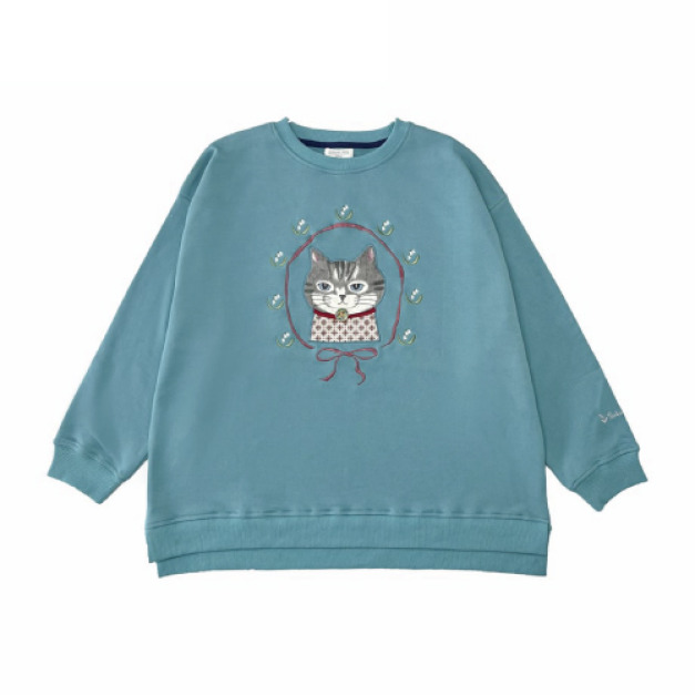 Kusuguru 蜜豆粽寬鬆休閒大學T(多色可選) Kusuguru 蜜豆粽寬鬆休閒大學T(多色可選)