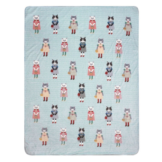 Kusuguru 貓蜜豆公主法蘭絨被 200*150CM (兩款可選) Kusuguru 貓蜜豆公主法蘭絨被 200*150CM (兩款可選)