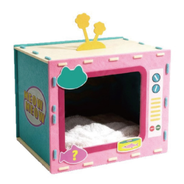 電視機毛氈貓窩 電視機毛氈貓窩