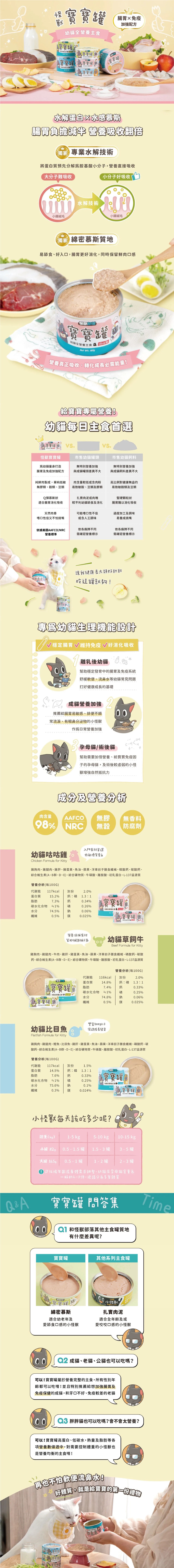 LitoMon 怪獸部落 寶寶無膠主食罐82g-隨機口味 24罐/箱