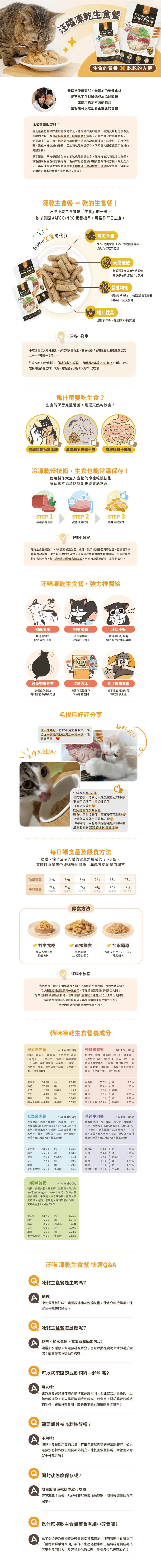 汪喵星球 貓用天然低敏凍乾主食餐-鮭魚雞肉餐 80g