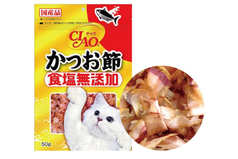 CIAO 食鹽無添加貓用鰹魚/柴魚片-原味 50g