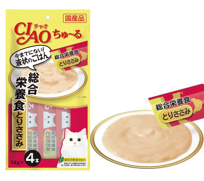 CIAO 啾嚕肉泥 綜合營養食 (雞肉)14gx4條