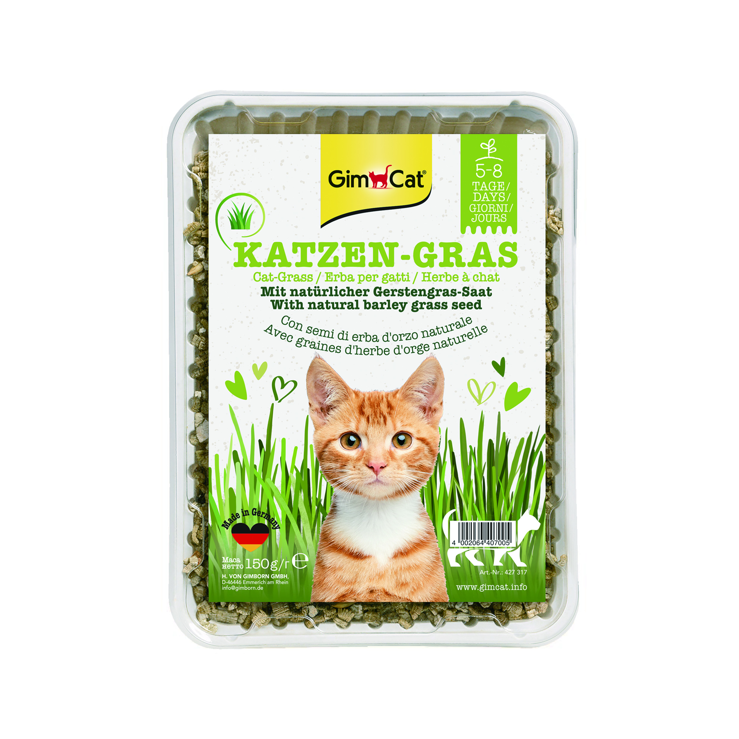 GimCat 竣寶 田園草甸香大麥貓草(盒裝) 150g