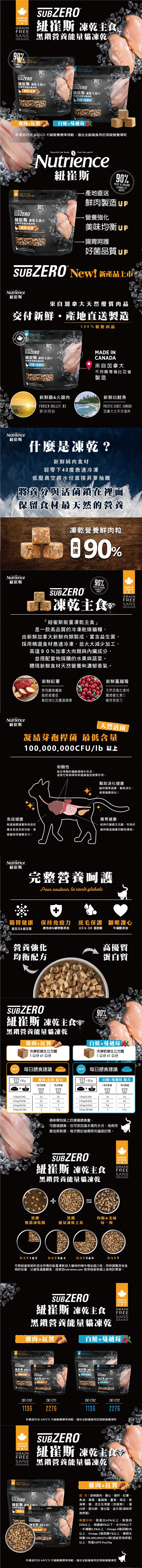 Nutrience紐崔斯 黑鑽營養能量貓凍乾-雞肉+紅薯 227g