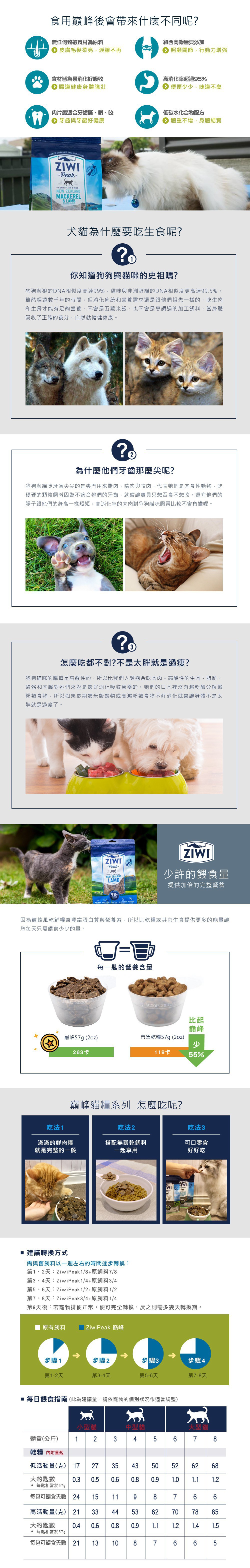 ZiwiPeak 巔峰 98%鮮肉貓糧-鹿肉 400g