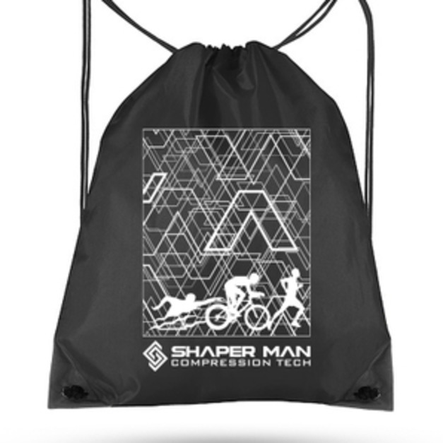 SHAPER MAN防潑水束口背袋(黑) SHAPER MAN防潑水束口背袋(黑)