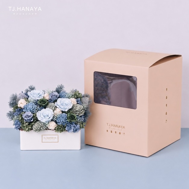 永生長型盆花|湖水綠✿ 永生長型盆花|湖水綠✿