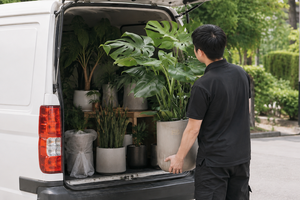 植栽專人配送服務