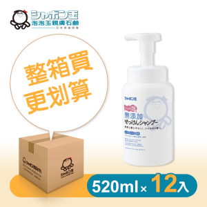 山茶花泡泡洗髮精520ML*12入 山茶花泡泡洗髮精520ML*12入
