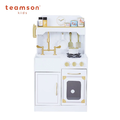【Teamson kids】小廚師凡爾賽精緻木製玩具廚房(附11配件) -白金款 【Teamson kids】小廚師凡爾賽精緻木製玩具廚房(附11配件) -白金款