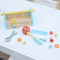 【Teamson kids】小幫手可攜式木製工具手提盒玩具19件組-多色_3 【Teamson kids】小幫手可攜式木製工具手提盒玩具19件組-多色_3