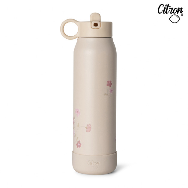 【Citron】三層保溫瓶_350ml_典雅花卉