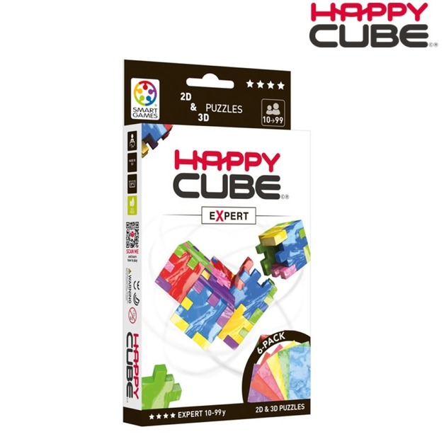 【HAPPY CUBE】SMART GAMES益智方塊-專家級6入