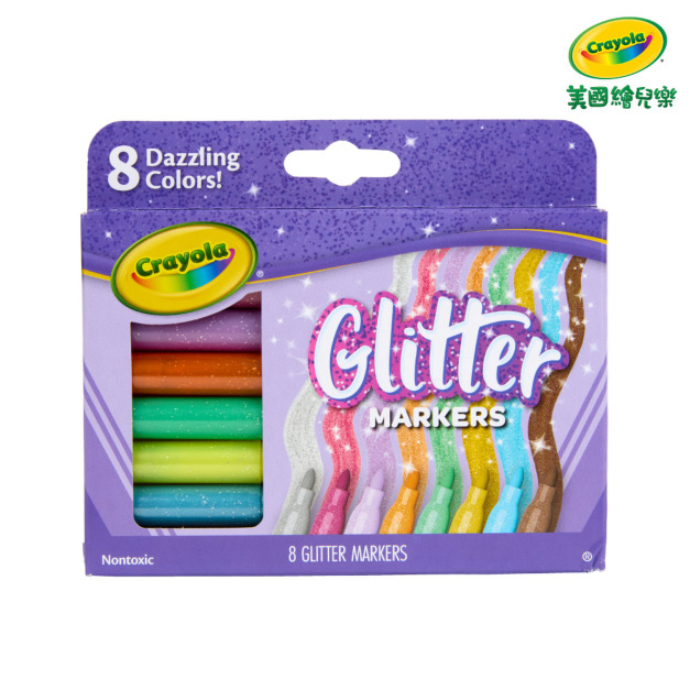 『新品預購-9月出貨』【Crayola 繪兒樂】星光閃耀彩色筆8色(適用年齡:3歲以上) 『新品預購-9月出貨』【Crayola 繪兒樂】星光閃耀彩色筆8色(適用年齡:3歲以上)