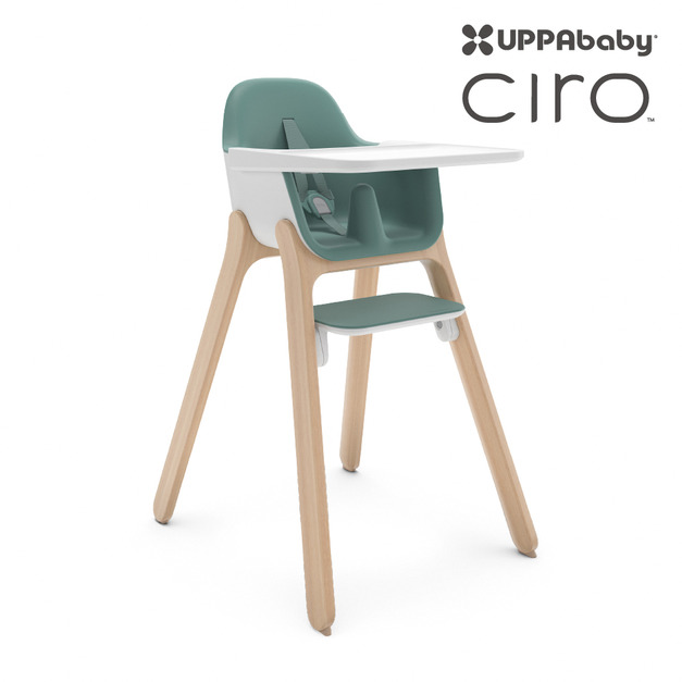 『下單禮贈椅墊』【UPPAbaby】Ciro高腳餐椅_雲杉綠