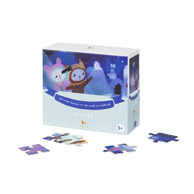 【Fabelab】季節拼圖(50片拼圖)-4款可選