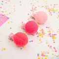 【soda n' cream】夢幻飾品-髮夾-Pom Pom大泡泡糖(四色可選/一組共3個髮夾/如遇商品缺貨則隨機出貨不挑款)_2 【soda n' cream】夢幻飾品-髮夾-Pom Pom大泡泡糖(四色可選/一組共3個髮夾/如遇商品缺貨則隨機出貨不挑款)_2