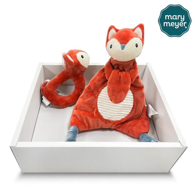【MaryMeyer】狐狸臻藏禮盒(手搖鈴+安撫巾)