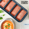 【Souper Cubes】多功能食品級矽膠保鮮盒4格_曜石灰(250ML/格)_1 【Souper Cubes】多功能食品級矽膠保鮮盒4格_曜石灰(250ML/格)_1