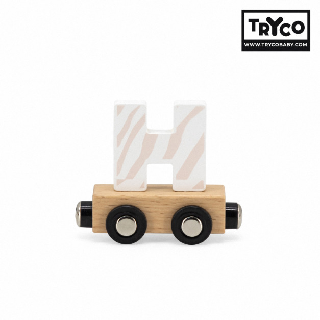 【Tryco】木製字母火車-字母H(單入) 【Tryco】木製字母火車-字母H(單入)