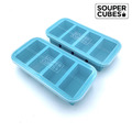 【Souper Cubes】多功能食品級矽膠保鮮盒4格_湖水綠(250ML/格)_4 【Souper Cubes】多功能食品級矽膠保鮮盒4格_湖水綠(250ML/格)_4