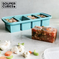 【Souper Cubes】多功能食品級矽膠保鮮盒4格_湖水綠(250ML/格)_2 【Souper Cubes】多功能食品級矽膠保鮮盒4格_湖水綠(250ML/格)_2