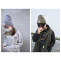 【K】Carhartt 1889復古徽章 針織 反摺毛帽_1 【K】Carhartt 1889復古徽章 針織 反摺毛帽_1
