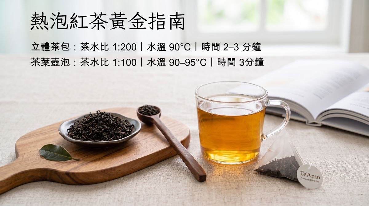 紅茶沖泡黃金參數對照表:水溫、比例與時間指南