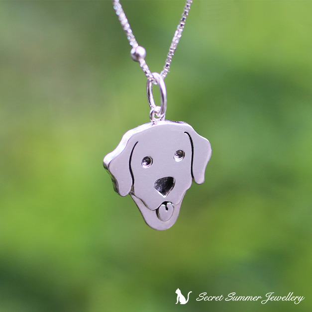 手工925純銀【拉布拉多犬項鏈 Labrador Retriever Necklace】 手工925純銀【拉布拉多犬項鏈 Labrador Retriever Necklace】