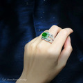 【父親翡翠戒指】客製翡翠鑽戒 - 18K白金_6 【父親翡翠戒指】客製翡翠鑽戒 - 18K白金_6