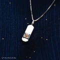 限量|手作925純銀・彩虹月光石長方墜鎖骨鍊|獨一無二小眾設計質感飾品_2 限量|手作925純銀・彩虹月光石長方墜鎖骨鍊|獨一無二小眾設計質感飾品_2