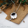 手工925純銀 x 天然寶石【送給妳最真誠的祝福】生日石項鍊.立體幸運草項鍊_6 手工925純銀 x 天然寶石【送給妳最真誠的祝福】生日石項鍊.立體幸運草項鍊_6