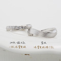 對戒 - 手工925純銀戒指【相遇】簡約百搭結婚求婚對戒_4 對戒 - 手工925純銀戒指【相遇】簡約百搭結婚求婚對戒_4
