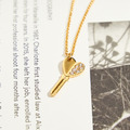 NOONOO FINGER HEART KEY NECKLACE 鑰匙 鋯石 鍍K金 項鍊 (現貨)_3 NOONOO FINGER HEART KEY NECKLACE 鑰匙 鋯石 鍍K金 項鍊 (現貨)_3