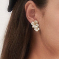 NOONOO FINGER DEWY FLOWER EARRINGS 鍍真金 925銀針 耳環 (現貨)_2 NOONOO FINGER DEWY FLOWER EARRINGS 鍍真金 925銀針 耳環 (現貨)_2