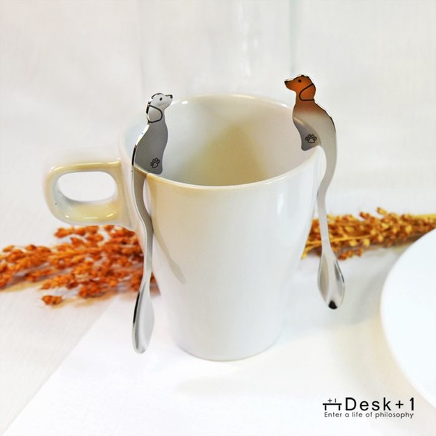 【Desk+1】狗狗攪拌棒/攪拌匙(二入)