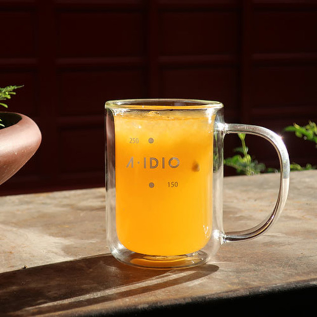 【A-IDIO】雙層玻璃杯310ml