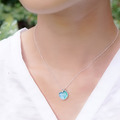 【Chia Jewelry】海洋系列-泡泡珐瑯銀項鍊C_1 【Chia Jewelry】海洋系列-泡泡珐瑯銀項鍊C_1