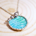 【Chia Jewelry】海洋系列-泡泡珐瑯銀項鍊C_2 【Chia Jewelry】海洋系列-泡泡珐瑯銀項鍊C_2