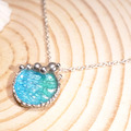 【Chia Jewelry】海洋系列-泡泡珐瑯銀項鍊C_3 【Chia Jewelry】海洋系列-泡泡珐瑯銀項鍊C_3