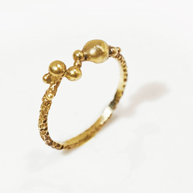 【Chia Jewelry】海洋系列-泡泡黃銅尾戒